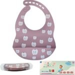 BPA-Free Silicone Baby Bibs with Travel Case, Toddlers Boys/Girls, Large Pocket, Adjustable, Toddlers 6-48 Months - Image 7