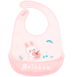 Silicone Bibs, Soft, Thin Light Weight, BPA Phthalate Free, Waterproof, Toddler Infant 6-48 Months, Food Catcher - Image 6